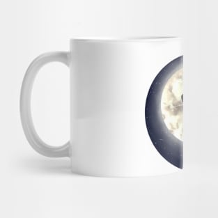 Wolf and Moon Mug